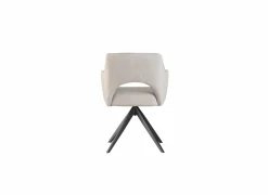 Draaistoel Mesa 55x48x84cm - stof - greige