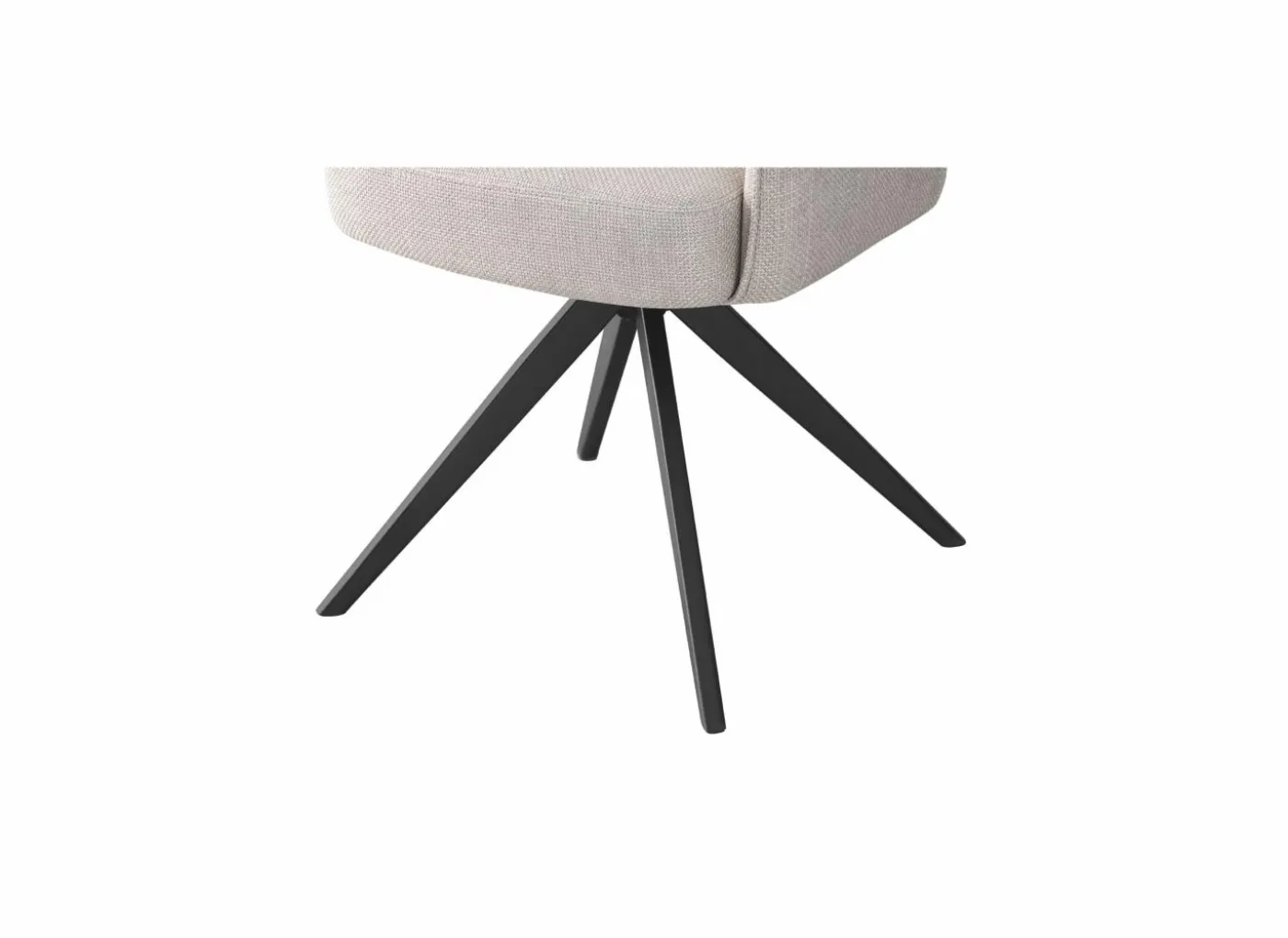 Draaistoel Mesa 55x48x84cm - stof - greige