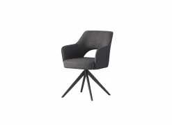 Draaistoel Mesa 55x48x84cm - stof - antraciet