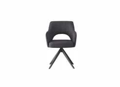 Draaistoel Mesa 55x48x84cm - stof - antraciet
