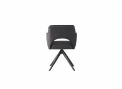 Draaistoel Mesa 55x48x84cm - stof - antraciet