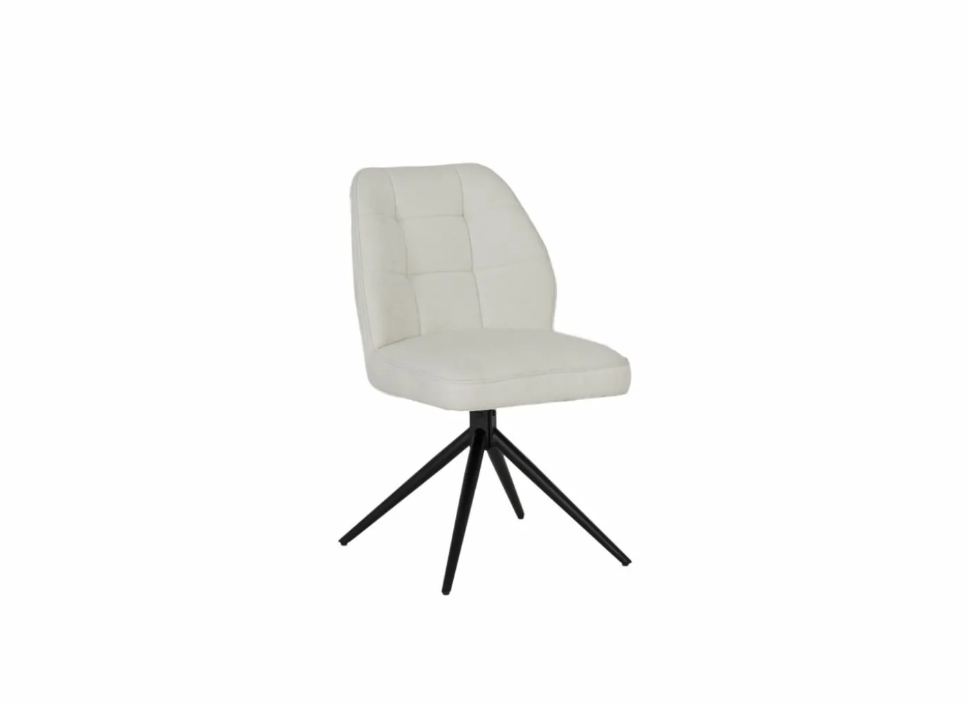 Draaistoel Pareto 48x63x83,5cm - stof - beige