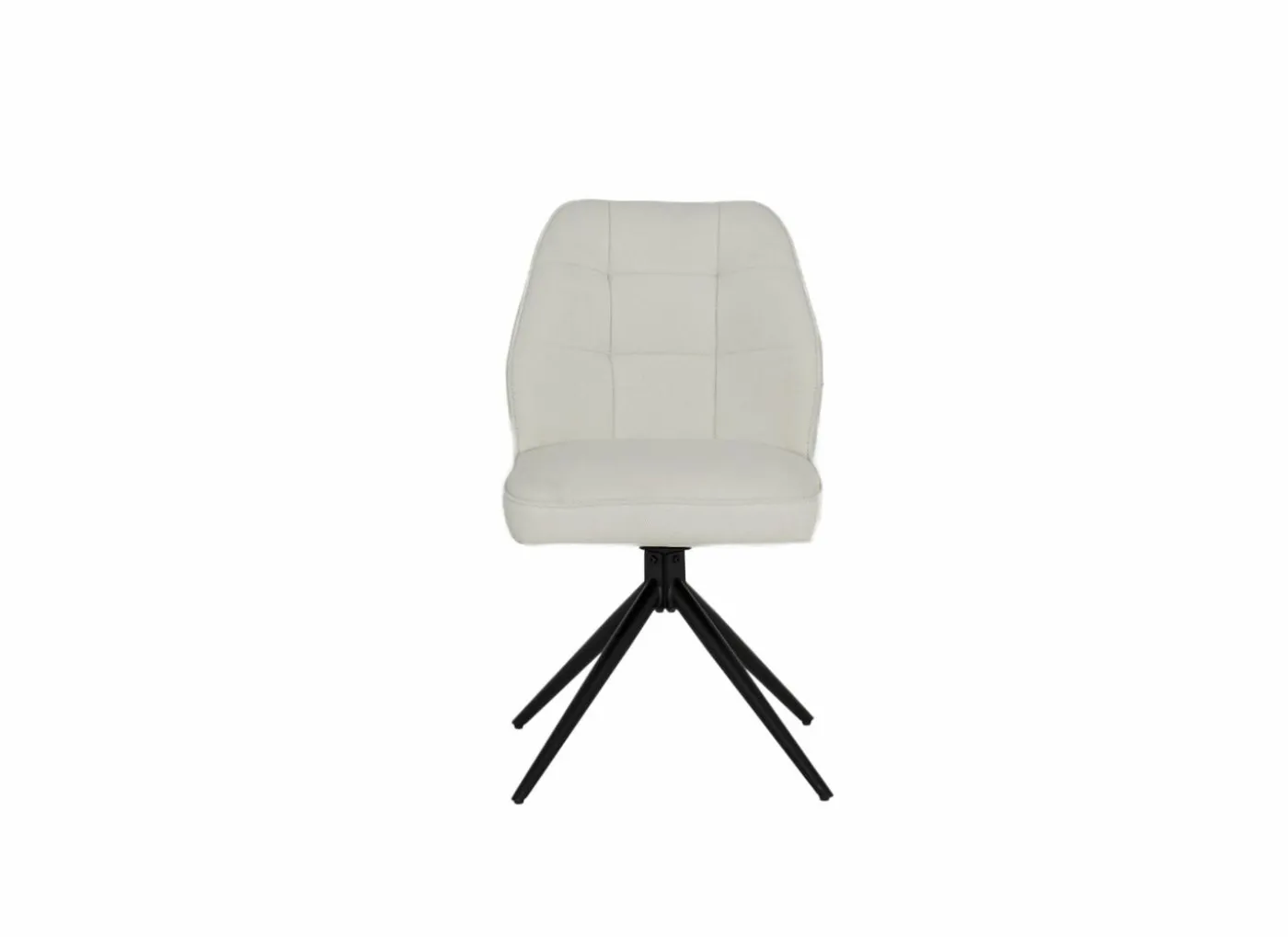 Draaistoel Pareto 48x63x83,5cm - stof - beige