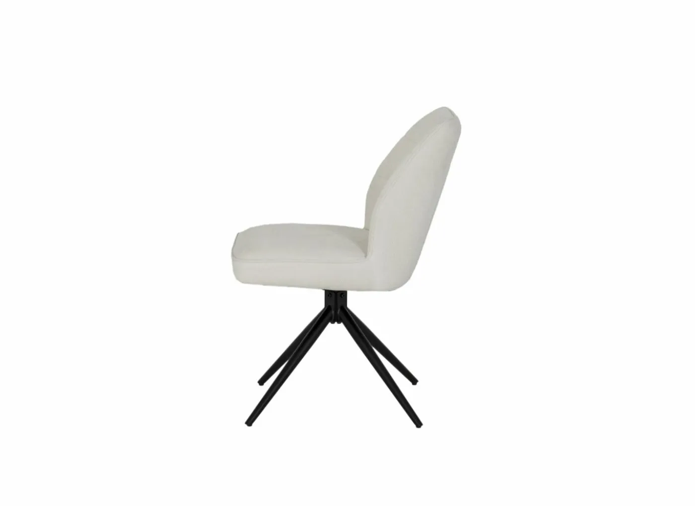 Draaistoel Pareto 48x63x83,5cm - stof - beige