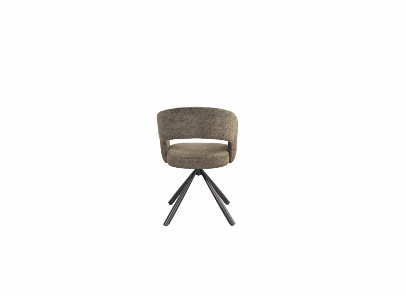 Draaistoel Robin 60x56x79,50cm - stof - groen