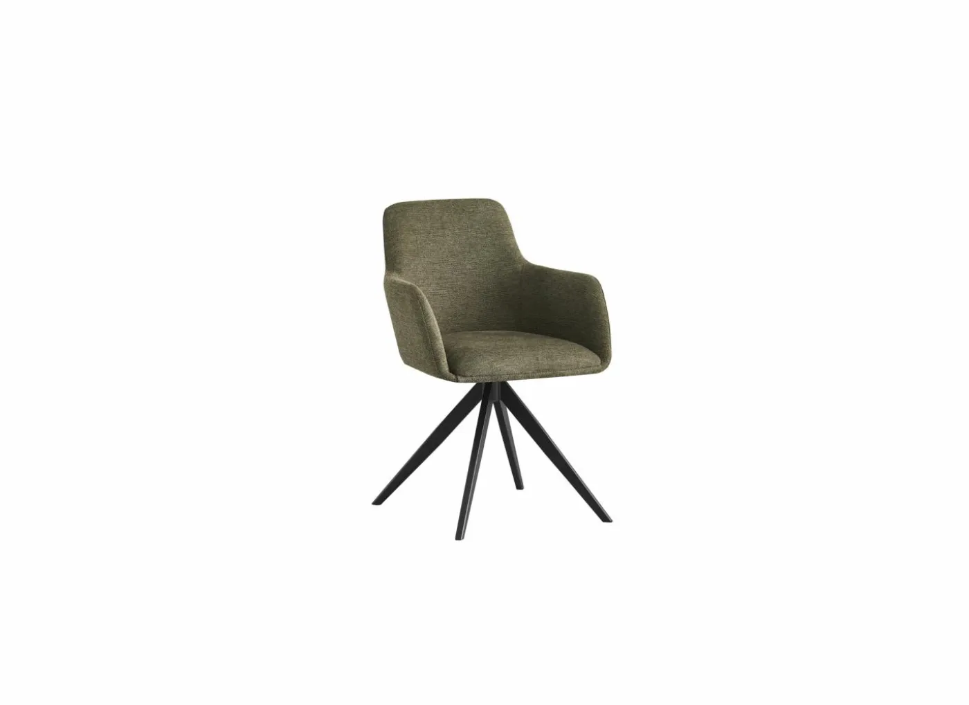 Draaistoel Sirius 57x60x83cm - stof - groen