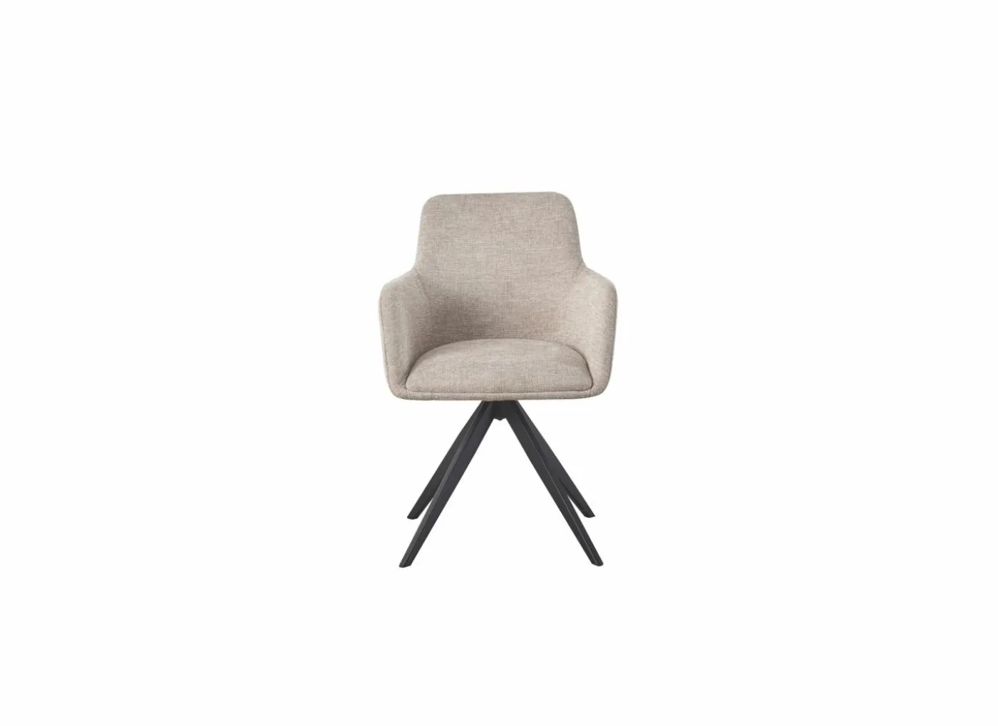 Draaistoel Sirius 57x60x83cm - stof - beige
