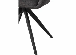Draaistoel Sirius 57x60x83cm - stof - antraciet