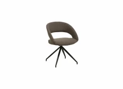 Draaistoel Yara 47,5x59,5x84,5cm - stof - bruin