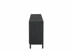 Dressoir Aquilano 225cm - acacia massief - zwart