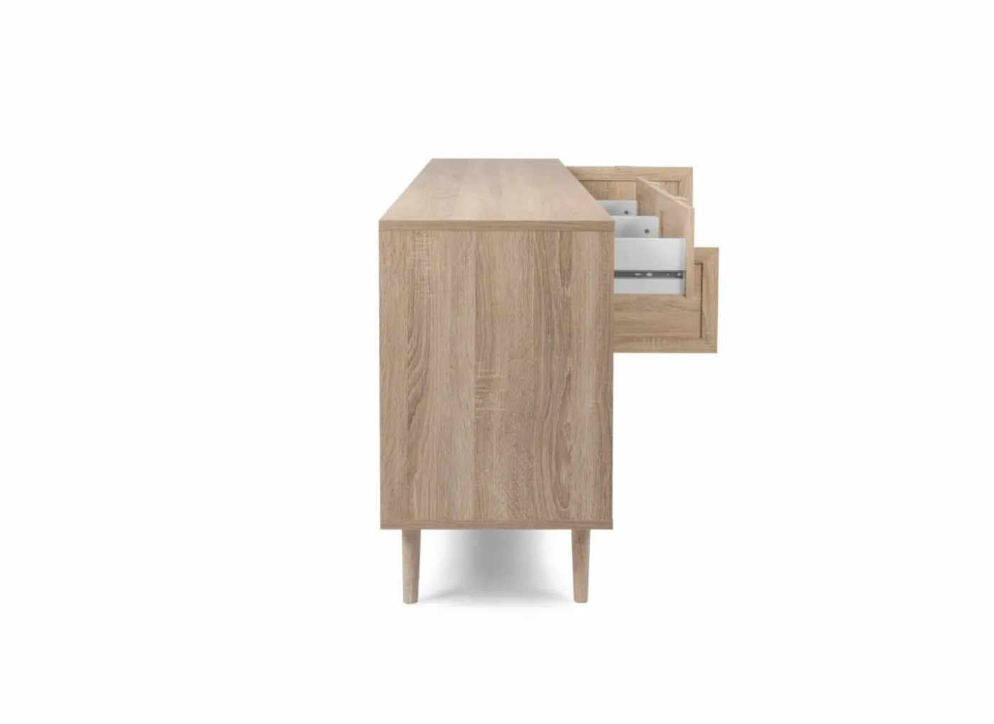 Dressoir Bali 180cm - melamine - sonoma eik