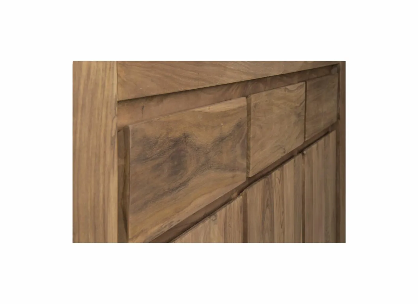 Dressoir Carbone 150cm - sheesham massief & decor - naturel