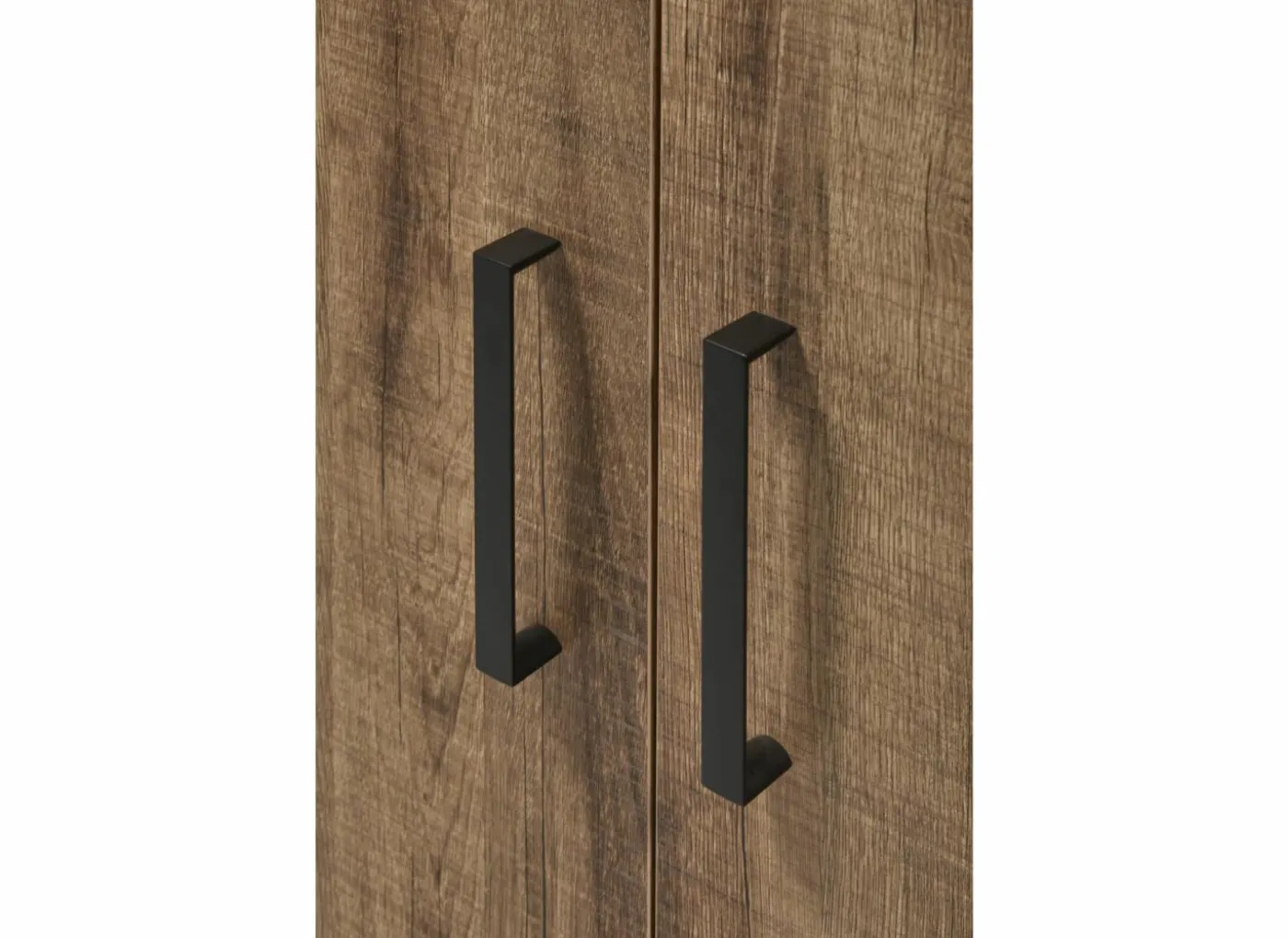 Dressoir 226cm - decor - bruin & zwart