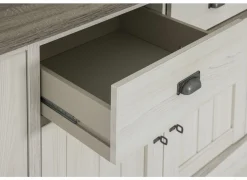 Dressoir 259cm - decor - lariks & bruine eik