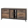 Dressoir 184cm - melamine - bruin