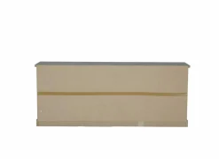Dressoir Etienne 221cm - decor - industriële eik & zwart