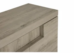 Dressoir Etna 223cm - decor - millenium eik & lichtgrijs