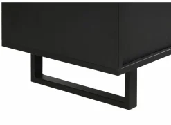 Dressoir Faro 216cm - melamine - structuur zwart