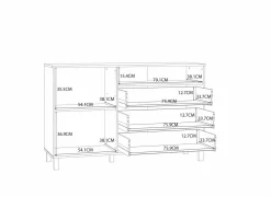 Dressoir Killarney 138cm - decor - mauvela oak & sand