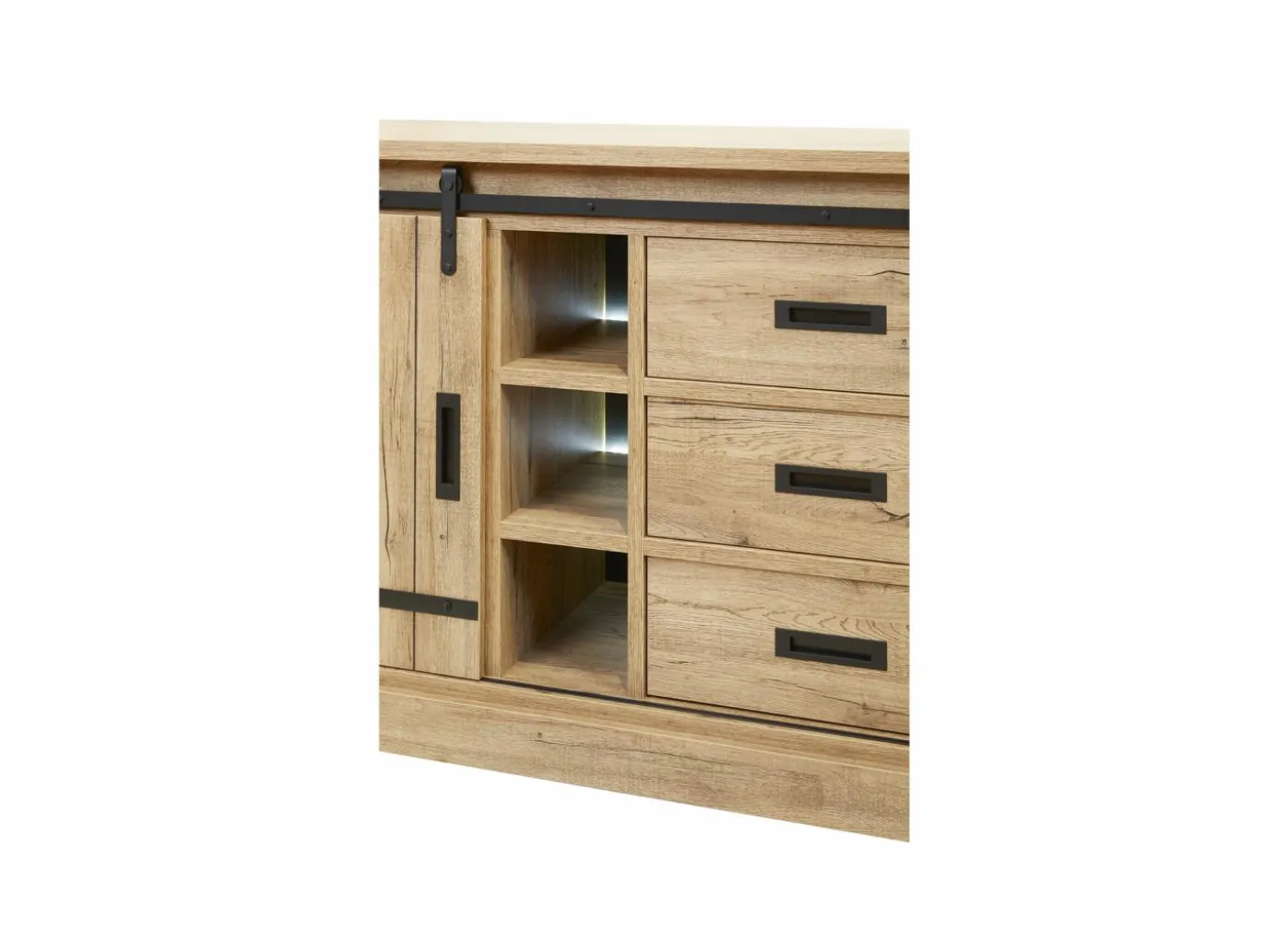 Dressoir Piero 225cm - decor - scarlet eik
