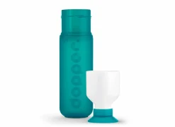 Drinkfles Dopper 45 cl - Kunststof - Blauwgroen