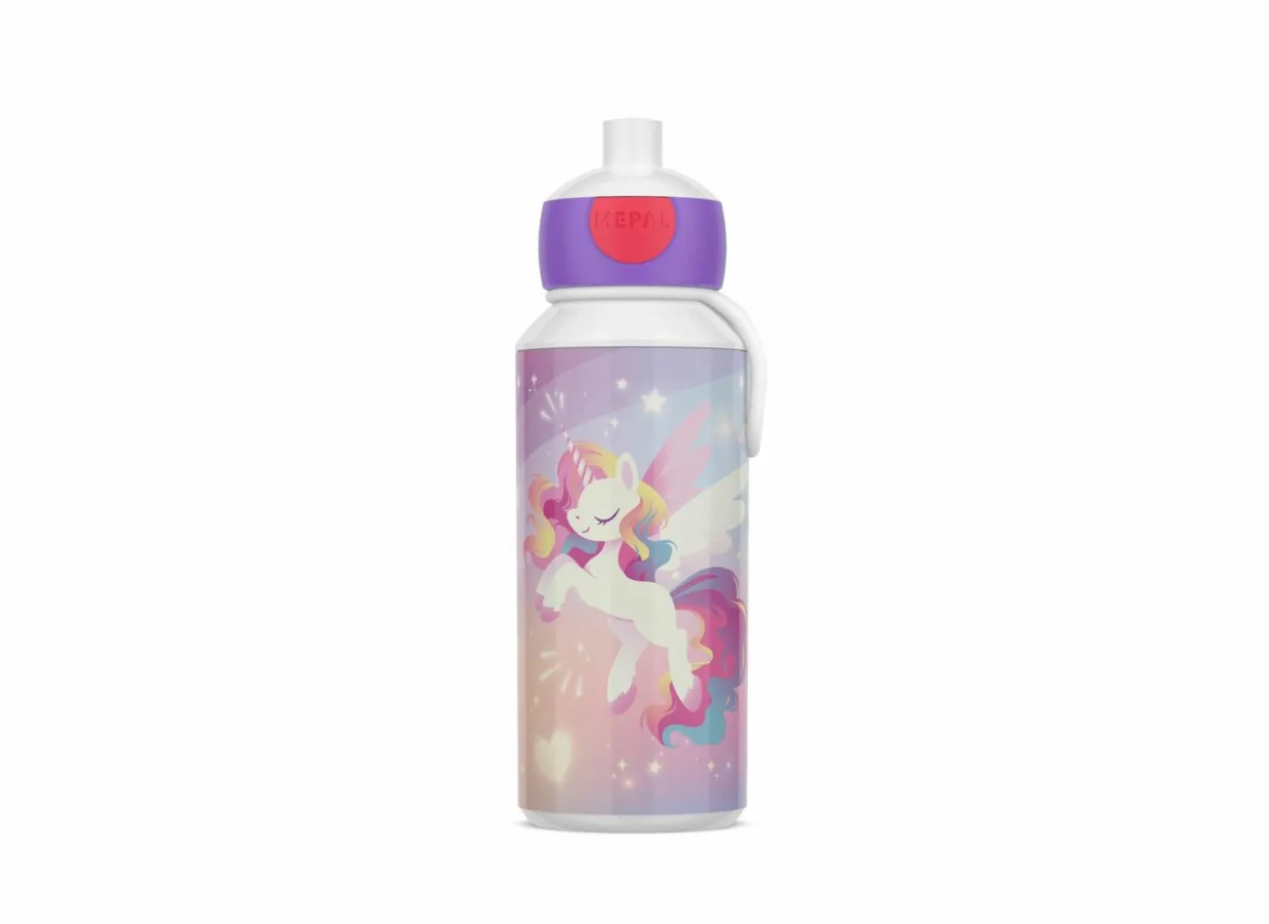 Drinkfles Pop-Up Campus 400ml - kunststof - unicorn glow