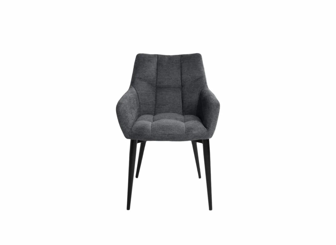 Fauteuil Conan 61x56x84cm - stof - donkergrijs
