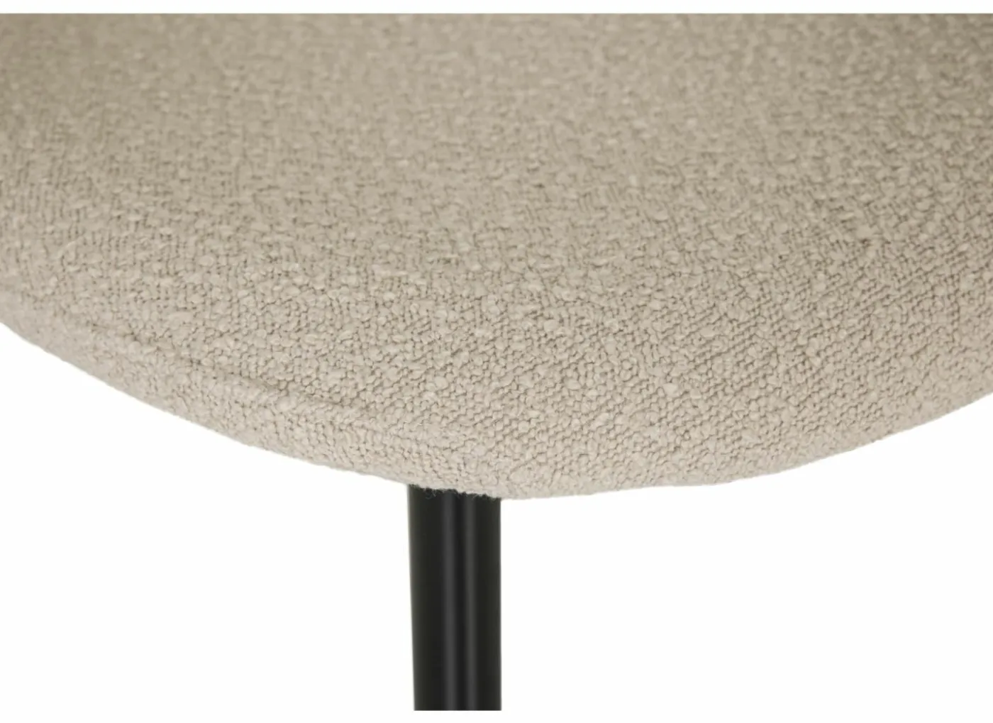 Fauteuil Eloise 73,5x63x82cm - bouclé - beige
