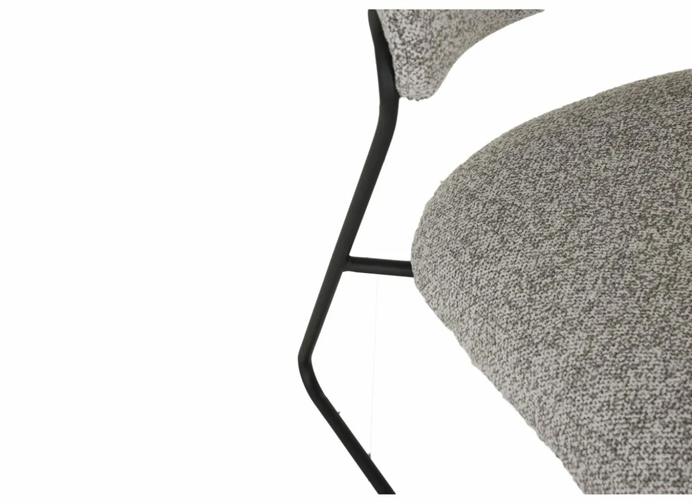 Fauteuil Folly 65x67x70cm - stof - grijs