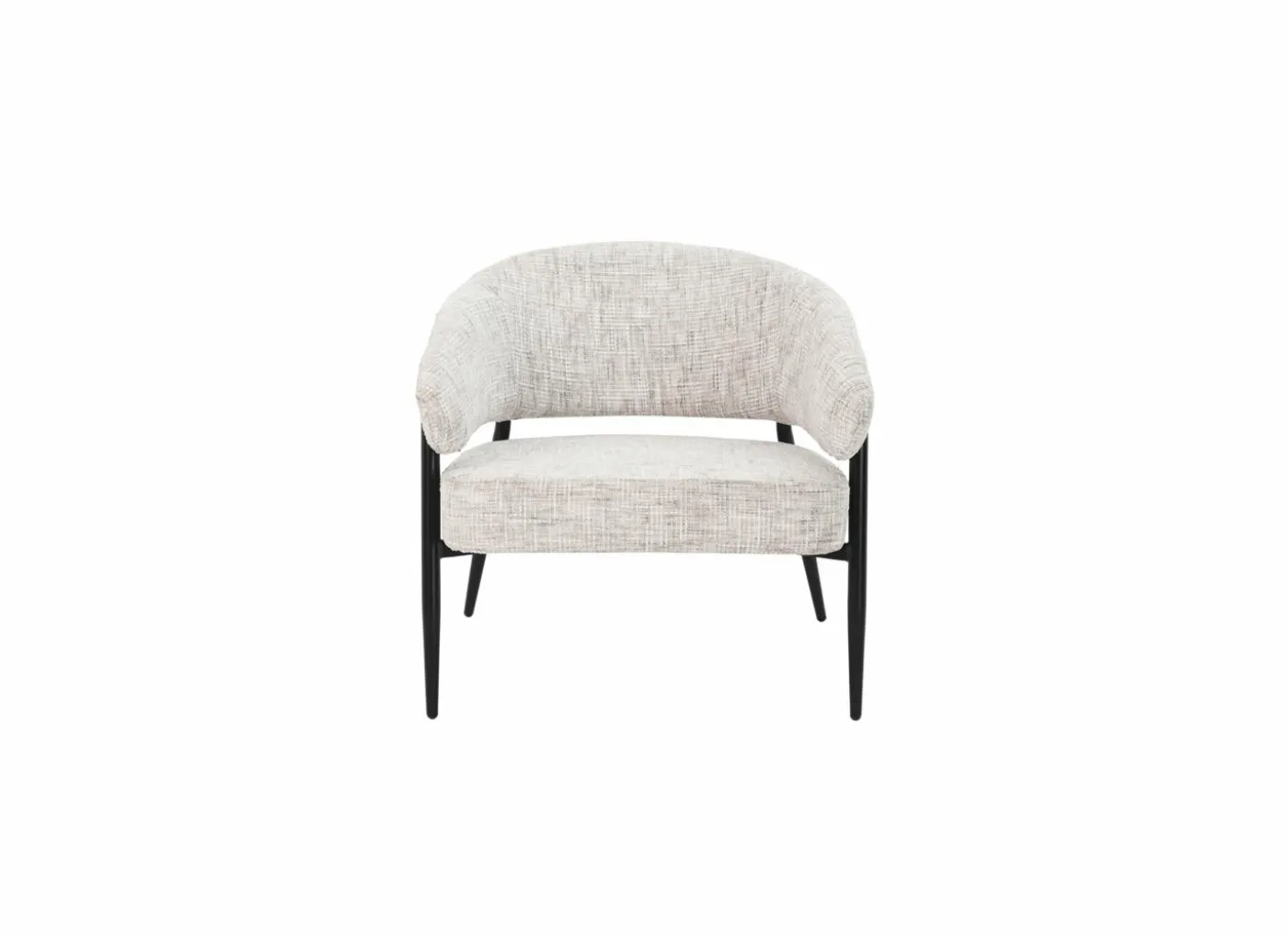 Fauteuil Gozo 72,5x73x75cm - ribfluweel - taupe