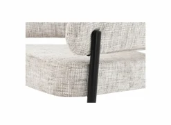 Fauteuil Gozo 72,5x73x75cm - ribfluweel - taupe