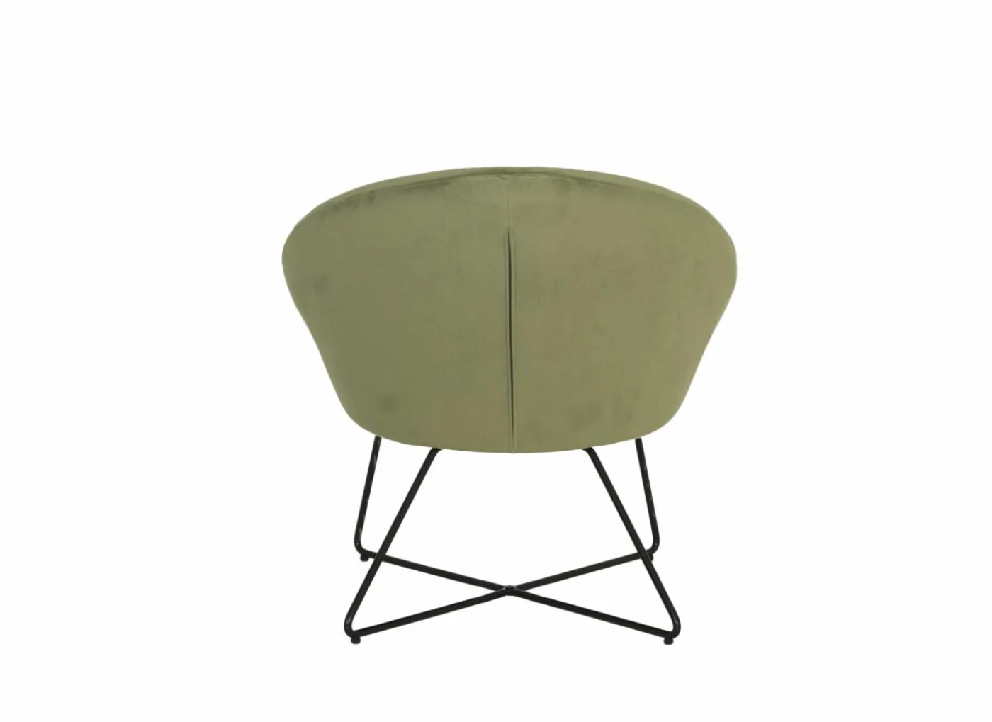 Fauteuil Juice 70x69x73,50cm - fluweel - groen