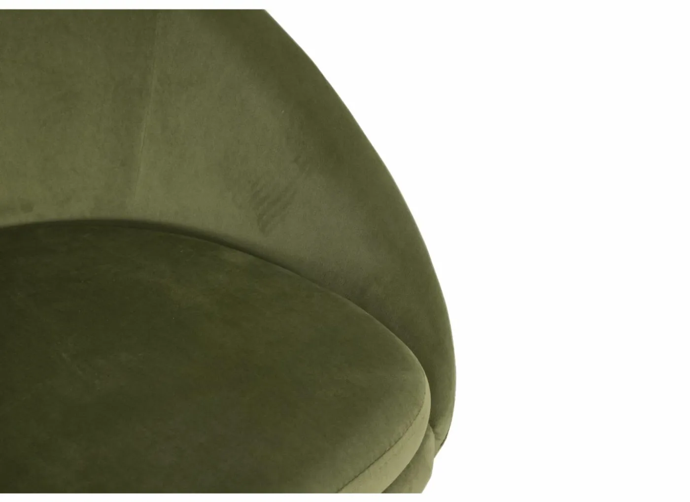 Fauteuil Juice 70x69x73,50cm - fluweel - groen