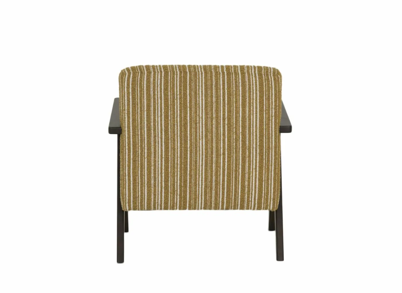 Fauteuil Malone 75x79x82cm - polyestervezel - oker/wit