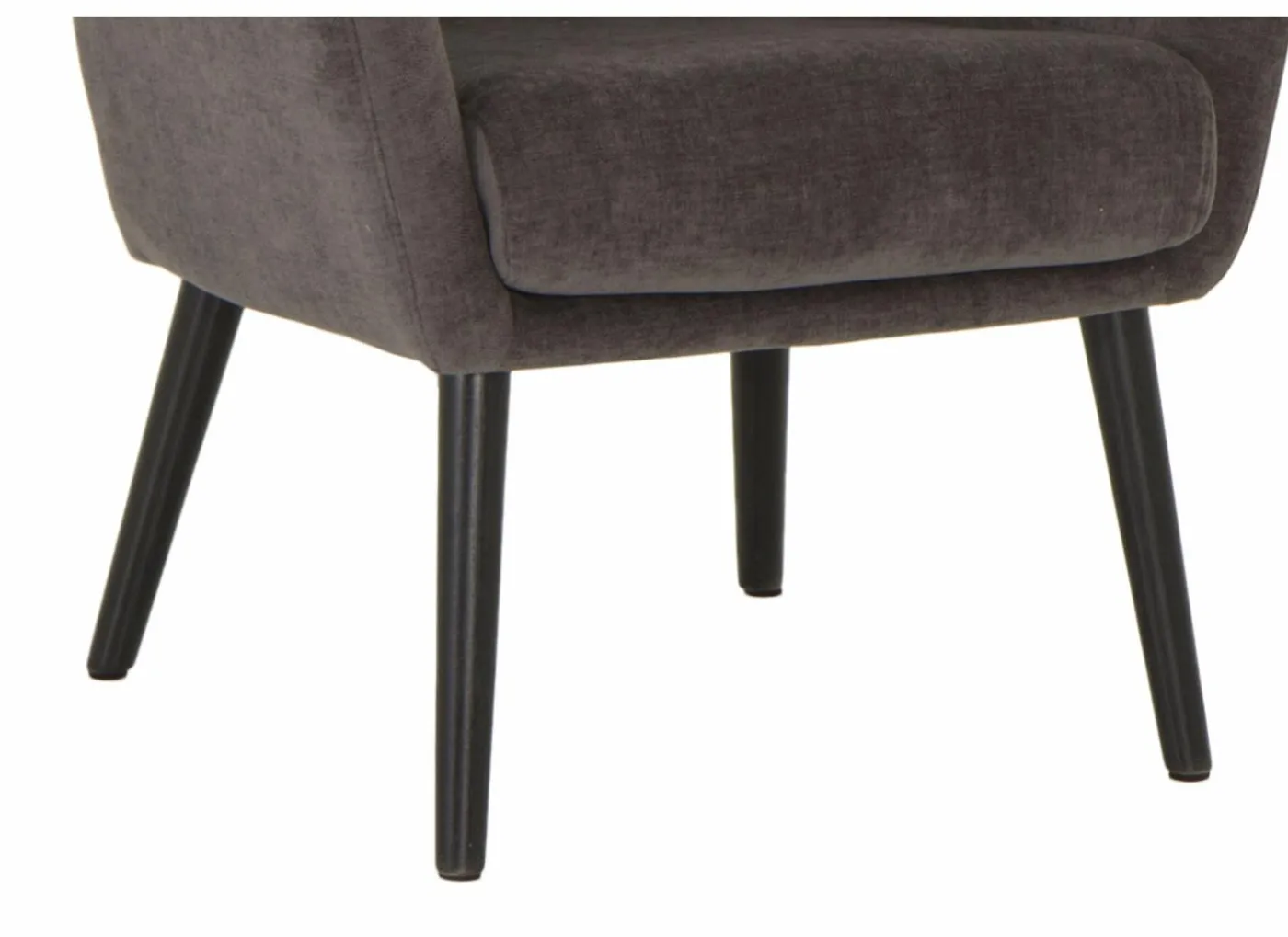 Fauteuil Pacha 70x60x82cm - stof - grijs