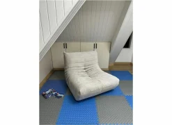 Fauteuil Ragazzi 83x100x74cm - stof - beige
