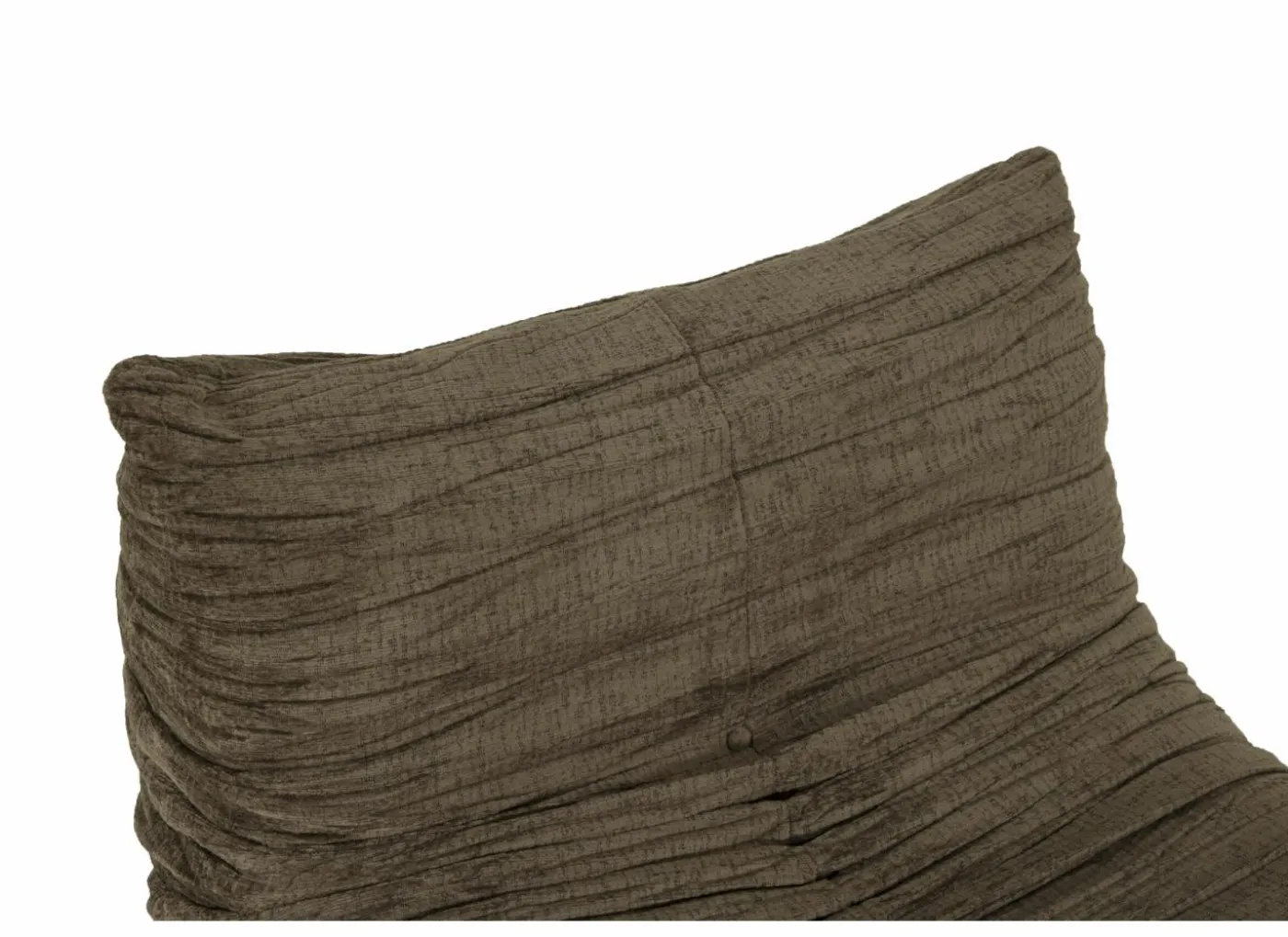 Fauteuil Ragazzi 83x100x74cm - stof - donker kaki groen