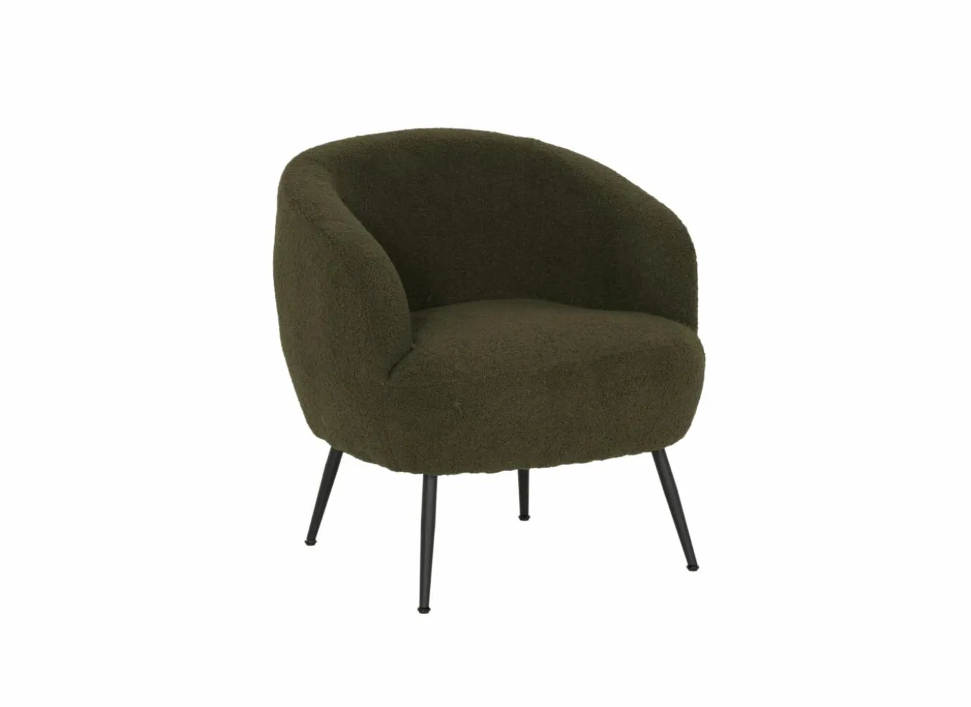 Fauteuil Teddy Bear 68x70x73cm - bouclé - groen