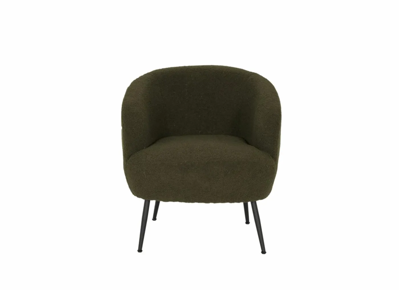 Fauteuil Teddy Bear 68x70x73cm - bouclé - groen