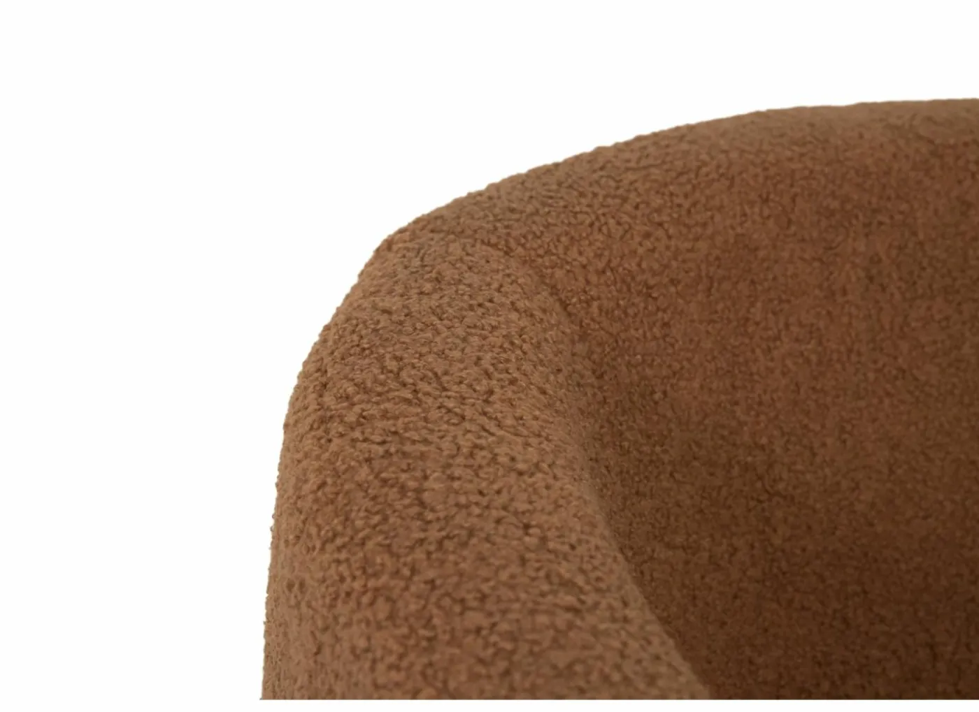 Fauteuil Teddy Bear 68x70x73cm - bouclé - roest