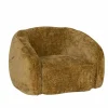 Fauteuil Vola 117x100x76cm - stof - incagold