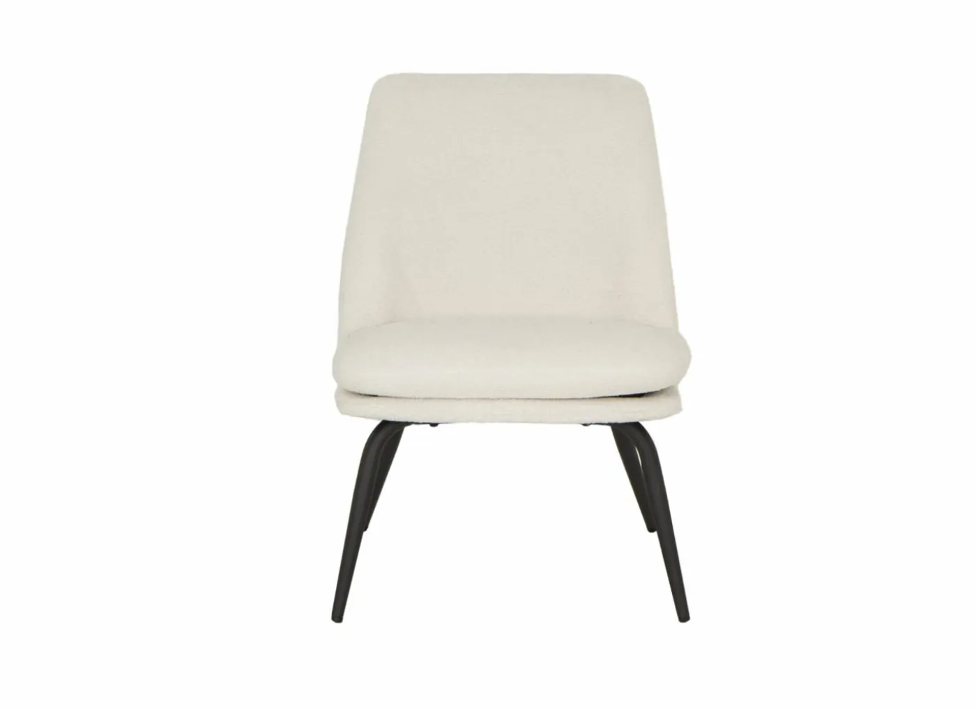 Fauteuil Yoyo 56x73x77cm - stof - krijt