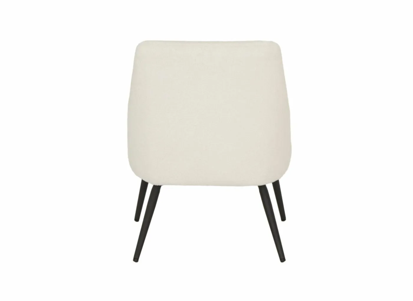 Fauteuil Yoyo 56x73x77cm - stof - krijt