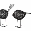Figuur Amari Vogel 18xH14cm - metaal - zwart