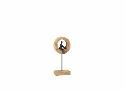 Figuur Denker op een ring H38cm