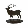 Figuur Rendier H7cm - metaal - zwart