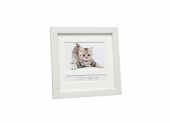 Fotokader Cat 15x10cm - kunststof - wit