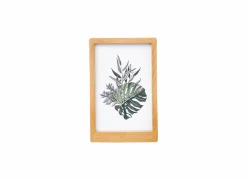 Fotokader Eris 15x10cm - beuk & glas - beige
