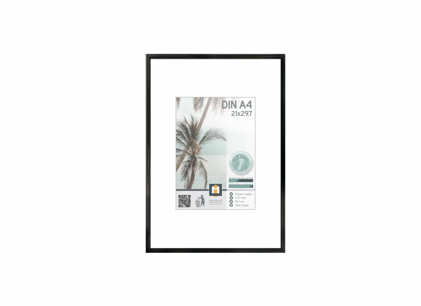 Fotokader Kyoto 30x21cm - kunststof & glas - zwart