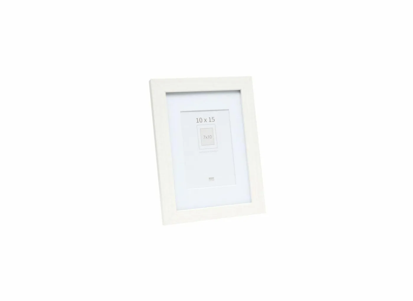 Fotokader S66KF1P1 15x10cm - hout & glas - wit